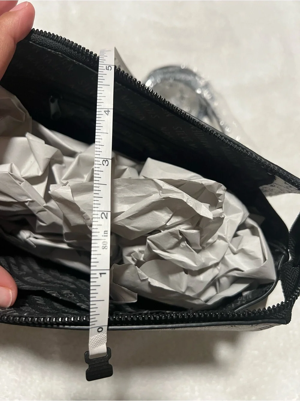 Steve Madden Black and White Floral Chain Strap Crossbody NWT